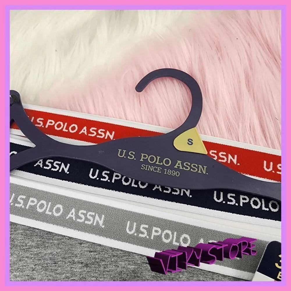 💖 NWT U.S POLO ASSN 3 Pack Briefs Tag Free Small S Multicolor #7234 💖